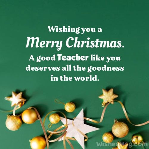 Christmas Messages for Teachers & Students: Holiday Wishes for School